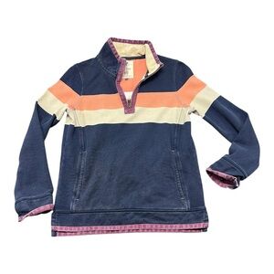 Fatface The Airlie Colorblock Quarter Zip Sweater
